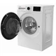 Пральна машина Whirlpool фронтальна, 7кг, 1200, A, 49.6см, дисплей, пара, інвертор, люк чорний, білий - изображение 4