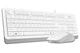 Комплект клавіатура та миша A4Tech F1010 дротовий USB White (F1010 White) - зображення 3