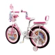 Дитячий двоколісний велосипед Corso Emily 20" ML-76599 для дівчаток, з кошиком та багажником, ручне і ножне гальмо - зображення 4