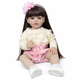 Реалістична Кукла Реборн 55 см повністю силіконова Doll Reborn Baby К0100215 - зображення 1