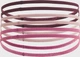 Пов'язка на голову UA W MINI ELASTIC 6PK рожевий, пудровий, бордовий жіночий One Size (1389932-602) - зображення 2