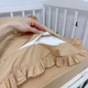 Детское постельное белье с рюшами 120х60 см Oh My Kids «Лисички совенята» ранфорс бежевый - изображение 6