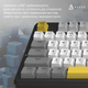 Клавиатура AJAZZ AK870 V2 Flying Fish Switch Black/Grey/Yellow (AK870-V2-FF-BGY) - изображение 11
