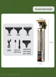 Машинка для стрижки волосся Vgr Professional Hair Trimmer Тример для бороди, Машинка для стрижки, Електробритва, тример акумуляторний 5 Вт - зображення 8
