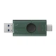 Флеш накопичувач USB 128Gb DataTraveler Duo, Green/Black Kingston (teh0024650) - зображення 3