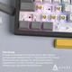 Клавиатура Ajazz AK980 MAX Magnetic Switch USB UA Black/Grey/Yellow (AK980-MAX-M-BGY) - изображение 5