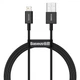 Кабель Baseus Superior Series Fast Charging Lightning 2.4A (1m) black - изображение 1
