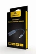Сетевой адаптер USB Type C – Ethernet, Black Cablexpert 000338471 - изображение 3