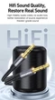 Аудио кабель AUX 1 метр Mini Jack 3.5 мм – 3.5 мм, кабель 3.5mm to 3.5mm для наушников и колонок Rocoren TY-43 - изображение 4