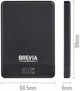 УМБ BREVIA ePower 5000mAh LCD MagSafe SuperSlim PD 20W Black (45520MSB) - зображення 4