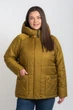 Куртка демисезонная женская большие размеры UF-Fashion LR 203 62 горчица - изображение 2