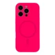 Чохол Premium Glow Silicone Case Full Camera with Magsafe для iPhone 16 Pro Max Hot pink - изображение 1