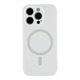 Чохол Premium Glow Silicone Case Full Camera with Magsafe для iPhone 16 Pro Max White - изображение 1
