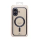 Чохол TPU Metallic Chrome Full Camera with Magsafe для iPhone 16 Chrome Dark Blue - изображение 3