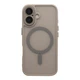 Чохол Premium TPU+PC Magnetic Matte Camera Lens with Magsafe для iPhone 16 Grey - зображення 1
