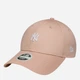 Czapka z daszkiem damska New Era Wmns Mini Logo 940 Nyy 60675536 One Size Pudrowa - obraz 1