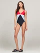 Купальник слитный женский Tommy Hilfiger 136186303 XS Синий/Красный (1159853685) - изображение 3