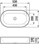 Раковина Jika Astra 53x31 см белая (H8183660001121) - изображение 2