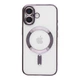 Чохол TPU Metallic Full Camera with Magsafe для iPhone 16 Dark Purple - зображення 1