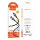 Кабель Hoco X109 Silicone Type-C to Lightning PD27W 3m Чорний - изображение 2