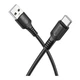 Кабель USB Borofone BX116 Type-C 3A Чорний - изображение 1