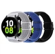 Нейлон ремінець Universal 20mm Elastic Adjustment для Samsung/Amazfit/Huawei Gray - зображення 2