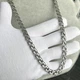 Серебряная мужская цепь бисмарк 70 см, массивная классическая цепочка 49.6 гр, 925 пробы с чернением (6002) - изображение 5
