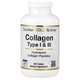 Гидролизованный коллаген I и III типов, 1000 мг, California Gold Nutrition, 365 таблеток - изображение 1