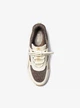 Кроссовки женские Michael Kors Katrina Mixed-Media Trainer, Beige-Brown, 37 - изображение 4
