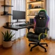 Компьютерное геймерское кресло HUZARO Force 4.7 RGB Black ткань - изображение 2