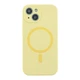 Чохол Glow Silicone Case Full Camera with Magsafe для iPhone 15 Yellow - зображення 1