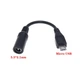 Кабель питания переходник Alitek Micro-USB Male - DC 5.5 х 2.1мм Female, 10 см (48925) - изображение 2