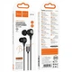 Наушники HOCO M116, вакуумные с микрофоном, ABS-пластик + TPE, Hi-Fi стерео, Type-C, 1.2 м, с пассивным шумоподавлением, черные - изображение 2