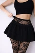 Колготки в сетку кружевные Lores Palermo 3/4 Nero - изображение 4