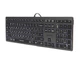Клавиатура A4Tech FX60H USB (Grey) White backlit Fstyler, 2 USB порта, ножничные переключатели, USB, белая подсветка, серый цвет - изображение 2