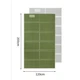 Коврик складной двойной IXPE Naturehike CNK2450WS044, алюминиевая пленка, 200x120х1,8 см, оливковый зеленый - изображение 1