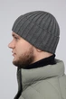 Шапка мужская one size цвет темно-серый TOP HAT ЦБ-00291192 - изображение 2