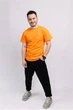 Футболка універсальна бавовна 100% ПОМАРАНЧЕВИЙ, р.M - изображение 6