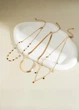 Набор колье 3 цепочки в разном стиле Fashion Jewelry Золотистые 19614 One Size - изображение 6