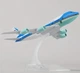 Модель літака Boeing 747-200BVC-25A Air Force One 1:400 металева лита колекційна модель борта №1 США 16 см - зображення 2
