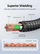 Кабель Cabletime TRRS Audio 3.5 мм 1.5 м Silver Metal Type, 4 pin, з підтримкою мікрофона, стерео (CF18J)11111в 2ці іц2 \ - зображення 2