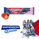 Печиво Oreo BabyMonster Sandwich Cookies with Marshmallow Орео чорні печива - сендвічі з полуничним маршмеллоу 110,4г - зображення 2