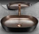Умивальник Rea Cleo 60,5x41 black/copper brush (REA-U6383) (00138362) - изображение 4