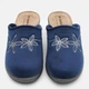 Женские домашние тапочки с закрытым носком Inblu GIAD0100 35 22.5 см Синие (ROZ6501078388) - изображение 3