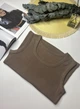 Жіноча майка термо на флісі в рубчик Lavolle L-XL (48-50) Кавовий - изображение 2