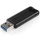 USB флеш накопитель Verbatim 64GB PinStripe Black USB 3.0 (49318) Verbatim 49318 1076533 - изображение 4