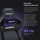 Кресло игровое Anda Seat Kaiser 4 Fabric Size XL Grey (AD12YDDC-XLL-20-G-CF) Anda Seat AD12YDDC-XLL-20-G-CF 1084878 - изображение 11