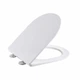 Сидіння для унітазу Qtap (Taurus 520) 455x365x38 мм, White, з мікроліфтом, Slim Duroplast, Quick Release QTSC179W49384 - изображение 1