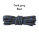Шнурки круглые для обуви Shoelaces 140 см Dark Gray Blue - изображение 1