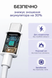 Кабель шнур шнурок USB Type-C – USB 1 м, 480 Мбіт/с, для зарядки смартфона, швидка зарядка, для iPhone 15 вище, Android, планшетів, power bank, білий CU20H - зображення 3